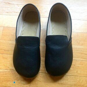 Leather Sole Moccasins, Barefoot Black Yemeni Shoes Women, Minimalist Loafer